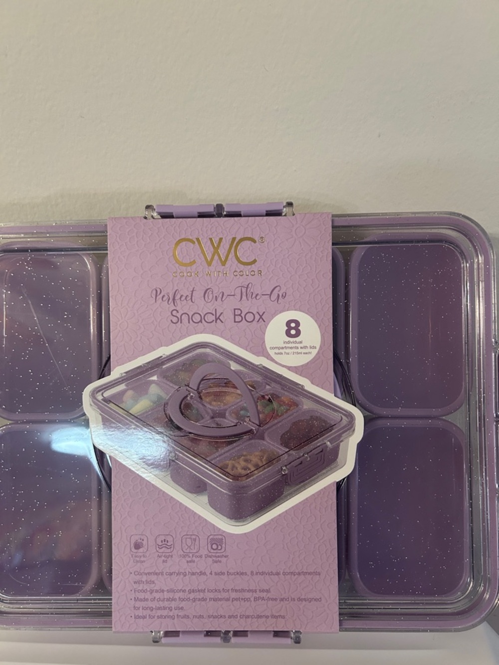 CWC Perfect On-The-Go Snack Box in Lavender
